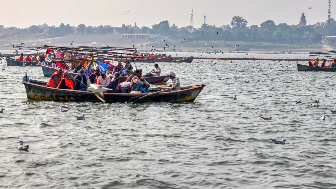 Triveni Sangam at Prayag