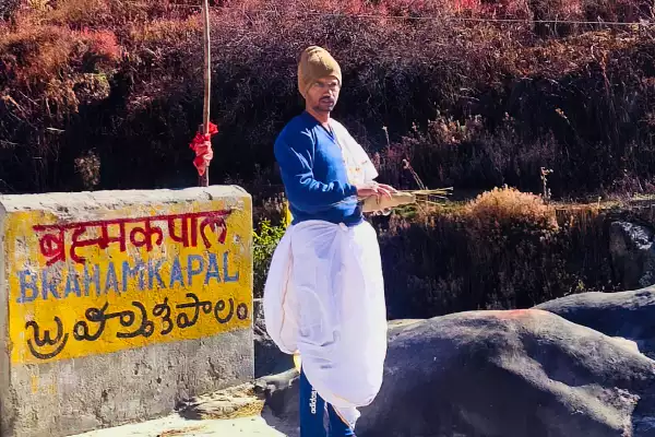 Image of Pind daan in brahma kapal badrinath