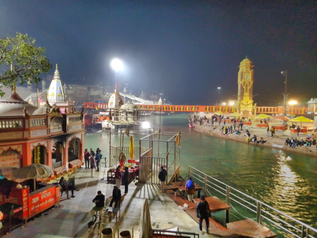 haridwar ganga aarti ghat clock tower