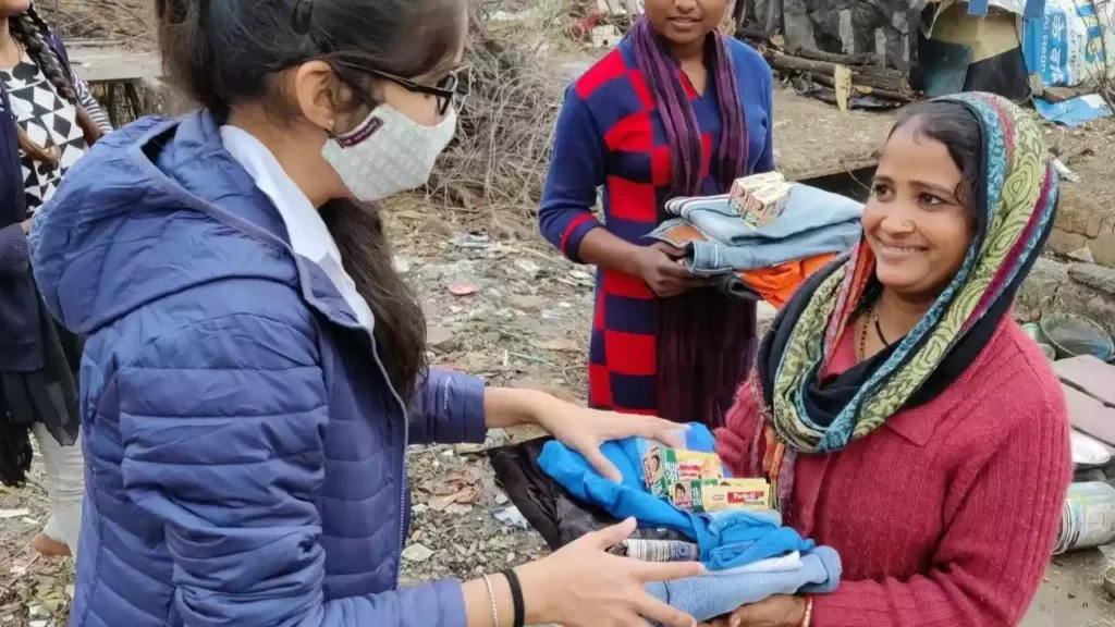 Vastra Daan (Clothing Donation) at the Magh Mela Prayagraj in 2026