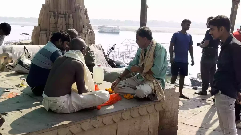 What should I do after completing the Shradh ritual in Varanasi are there any follow up actions?