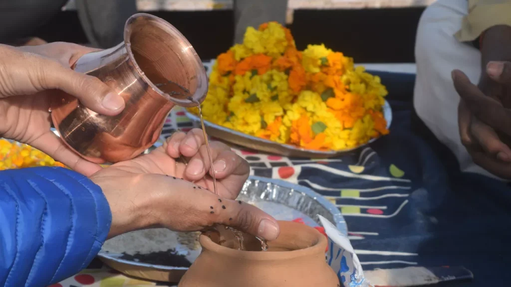 Where specifically in Haridwar is Asthi Visarjan performed?