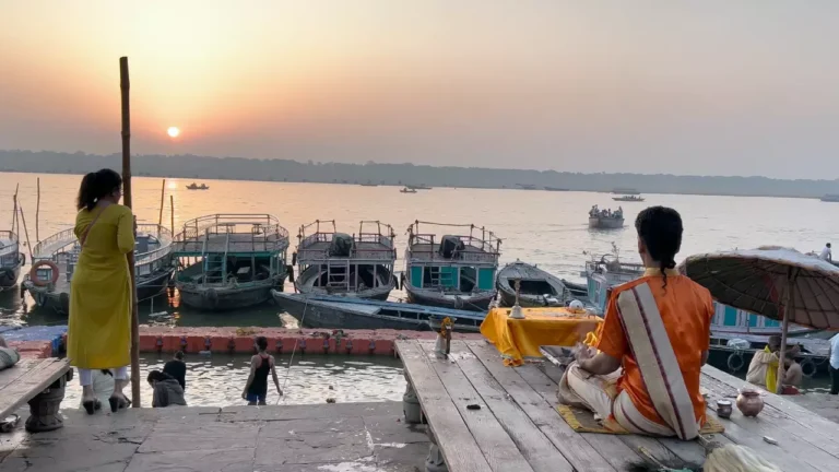 Photo of a beautiful morning at Dashashwamedh Ghat in Varanasi - Why Varanasi is the Most Sacred Place for Asthi Visarjan