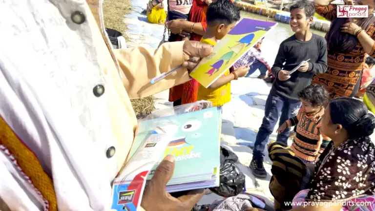 Vidya Daan (Educational Donation) at the Magh Mela Prayagraj in 2026
