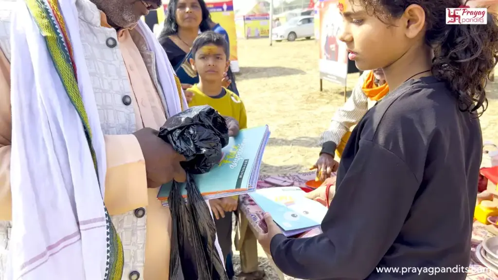 Vidya Daan (Educational Donation) at the Magh Mela Prayagraj in 2026