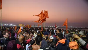 Image of people in magh mela 2026- Magh Mela 2026 Prayagraj Scams
