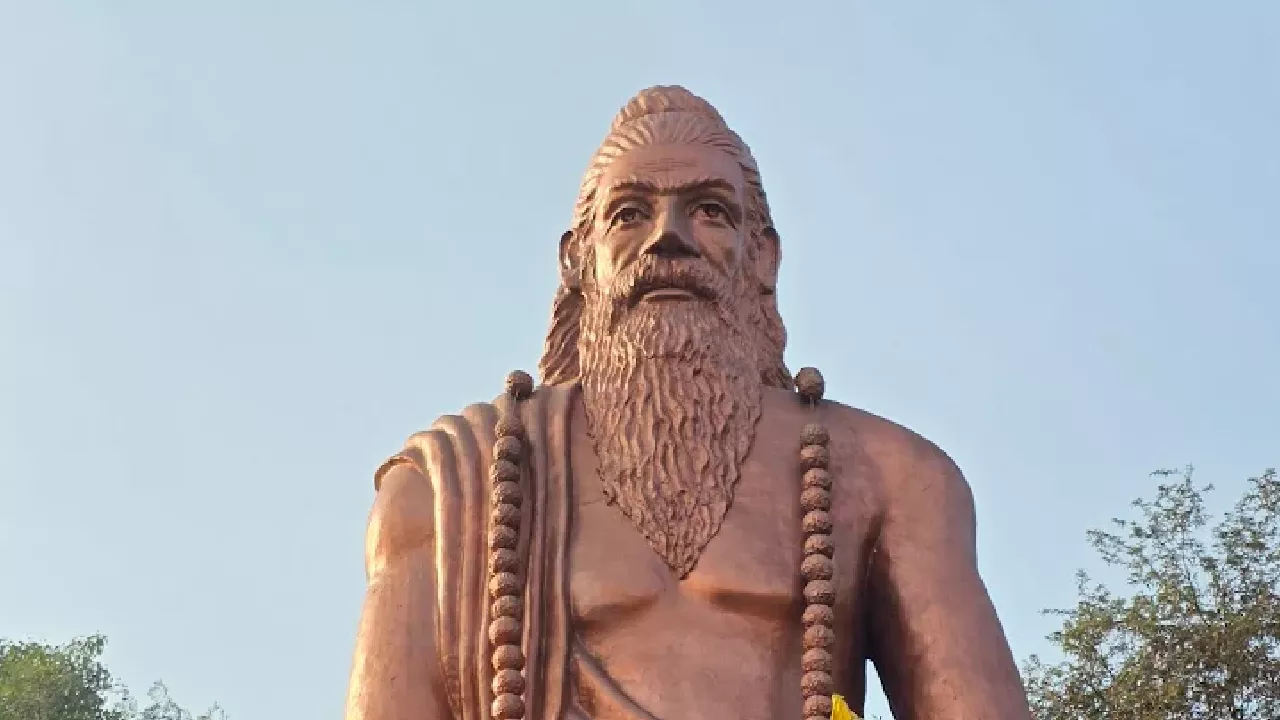 Photo of Bharadwaj ji at Bharadwaj ashram at prayagraj