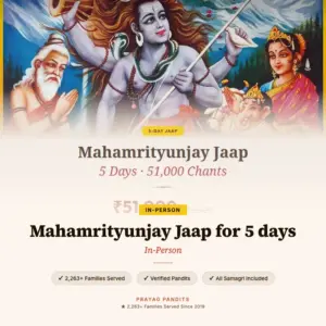 Mahamrityunjay Jaap for 5 days