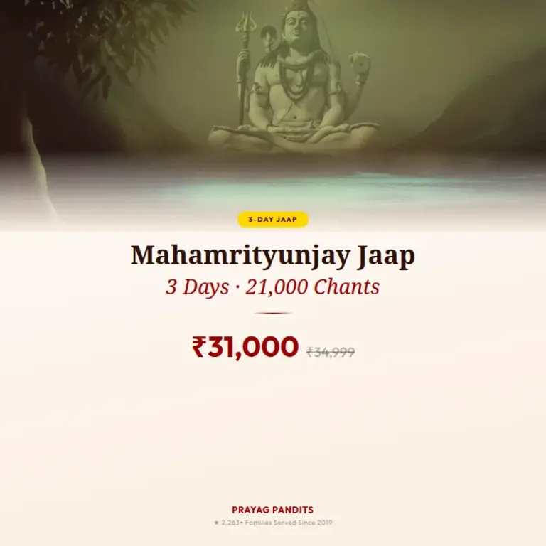 Mahamrityunjay Jaap for 3 days