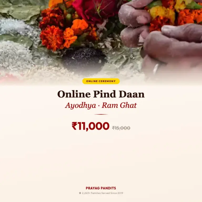 Online Pind Daan in Ayodhya