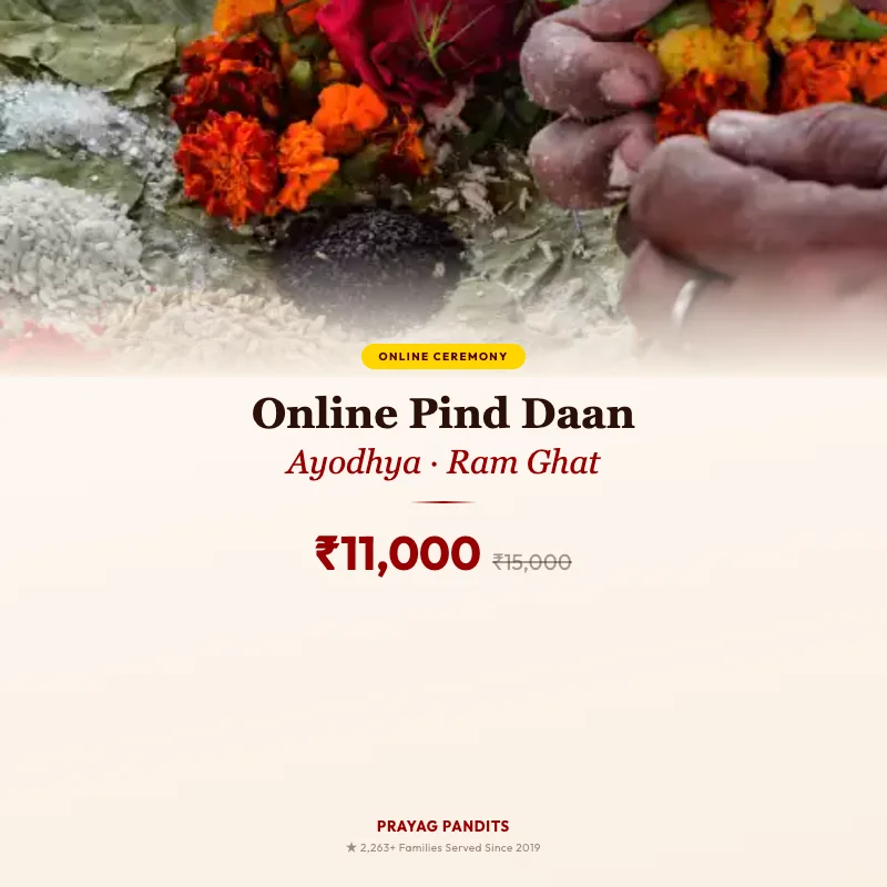 Online Pind Daan in Ayodhya