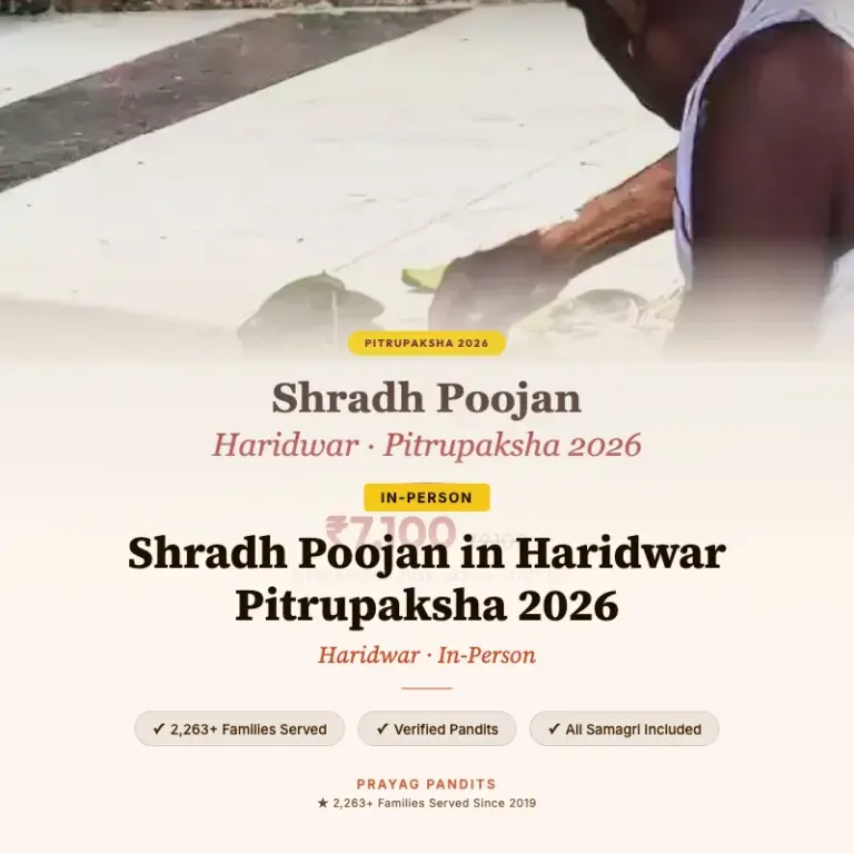 Shradh Poojan in Haridwar Pitrupaksha 2026