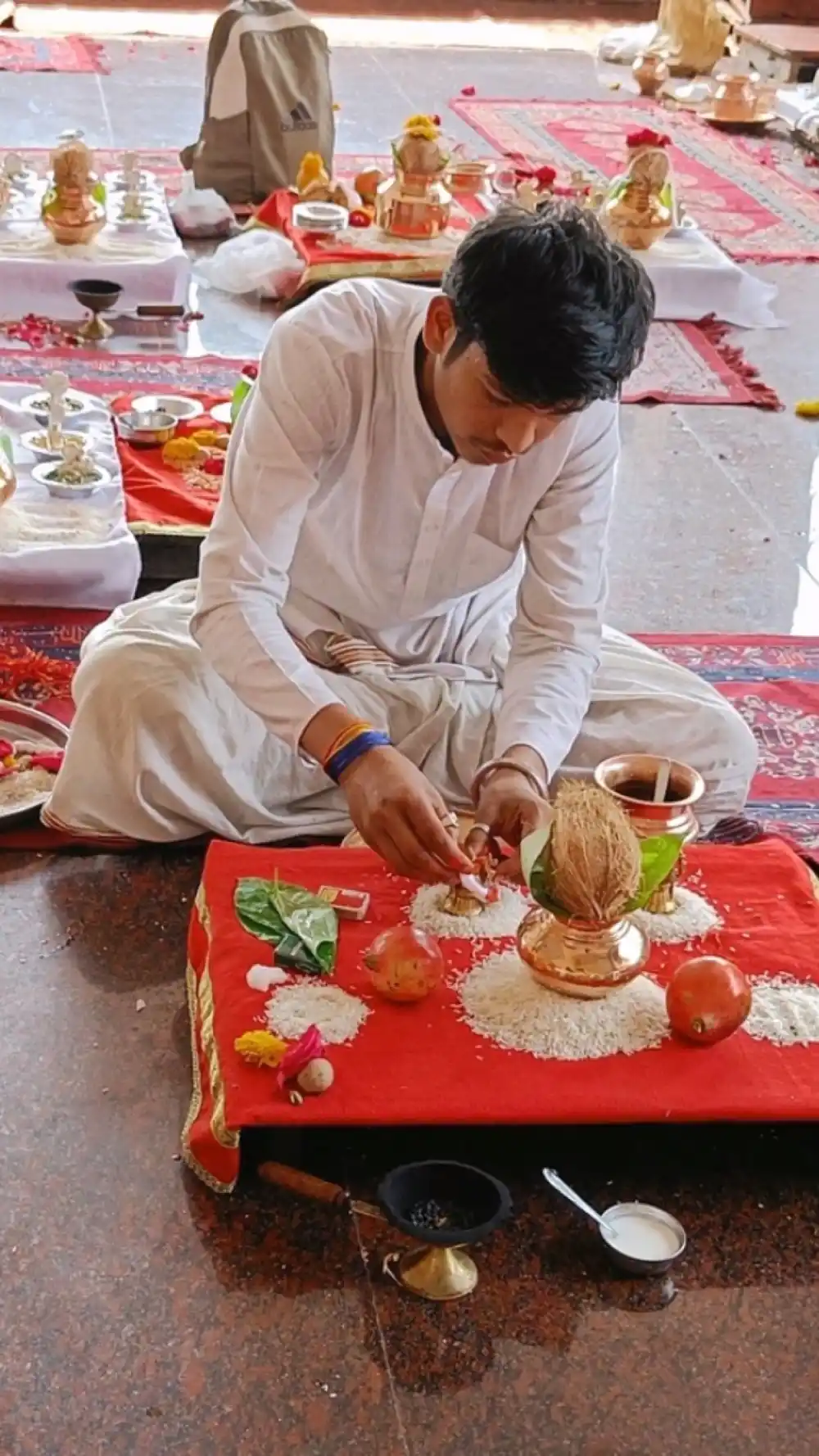 Puja items and offerings for Pitra Dosh Nivaran ritual