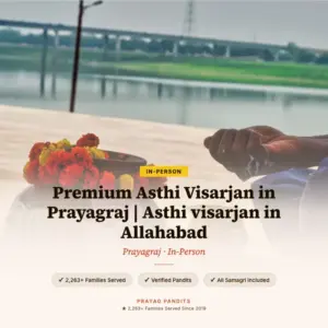 Premium Asthi Visarjan in Prayagraj | Asthi visarjan in Allahabad