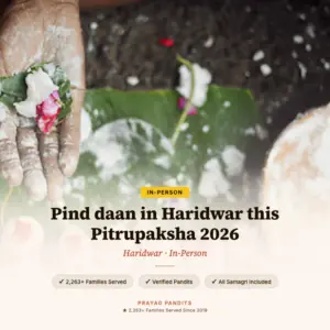 Pind daan in Haridwar this Pitrupaksha 2026