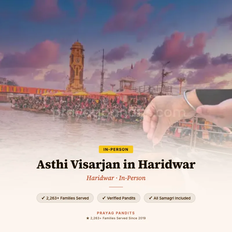 Asthi Visarjan in Haridwar
