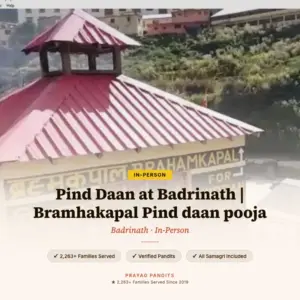 Pind Daan at Badrinath | Bramhakapal Pind daan pooja