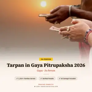 Tarpan in Gaya Pitrupaksha 2026
