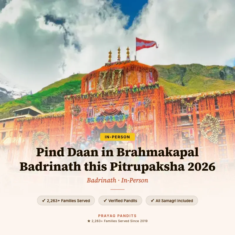 Pind Daan in Brahmakapal Badrinath this Pitrupaksha 2026
