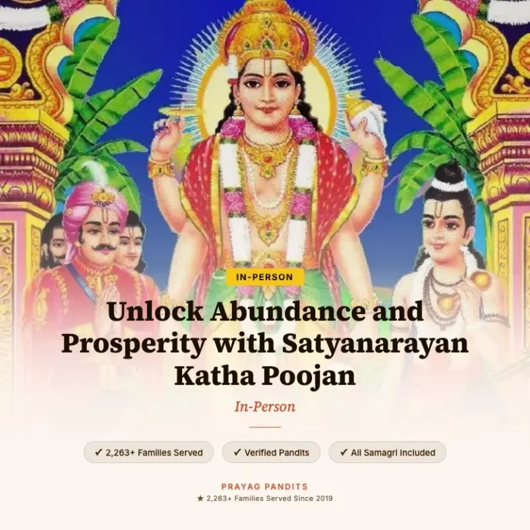 Unlock Abundance and Prosperity with Satyanarayan Katha Poojan