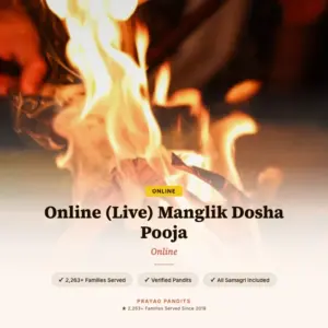 Online (Live) Manglik Dosha Pooja