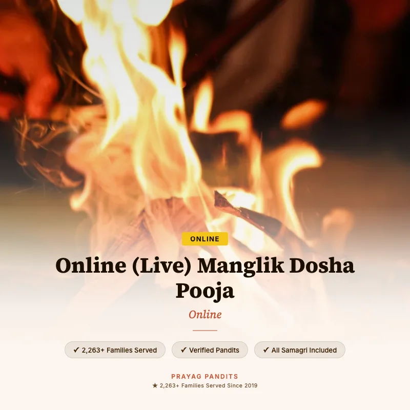 Online (Live) Manglik Dosha Pooja