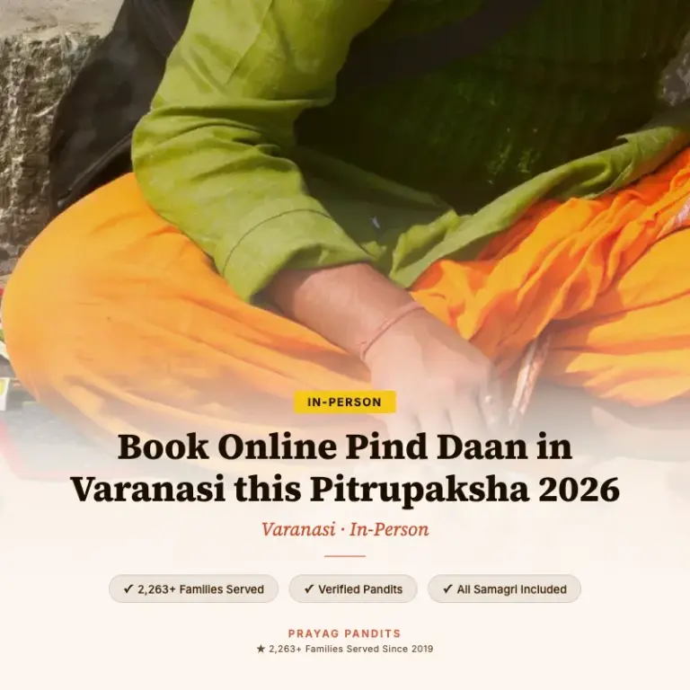 Book Online Pind Daan in Varanasi this Pitrupaksha 2026