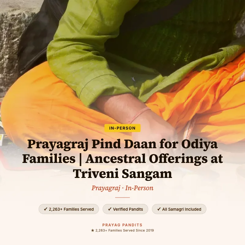 Prayagraj Pind Daan for Odiya Families | Ancestral Offerings at Triveni Sangam