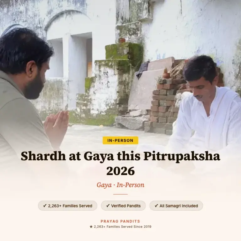Shardh at Gaya this Pitrupaksha 2026