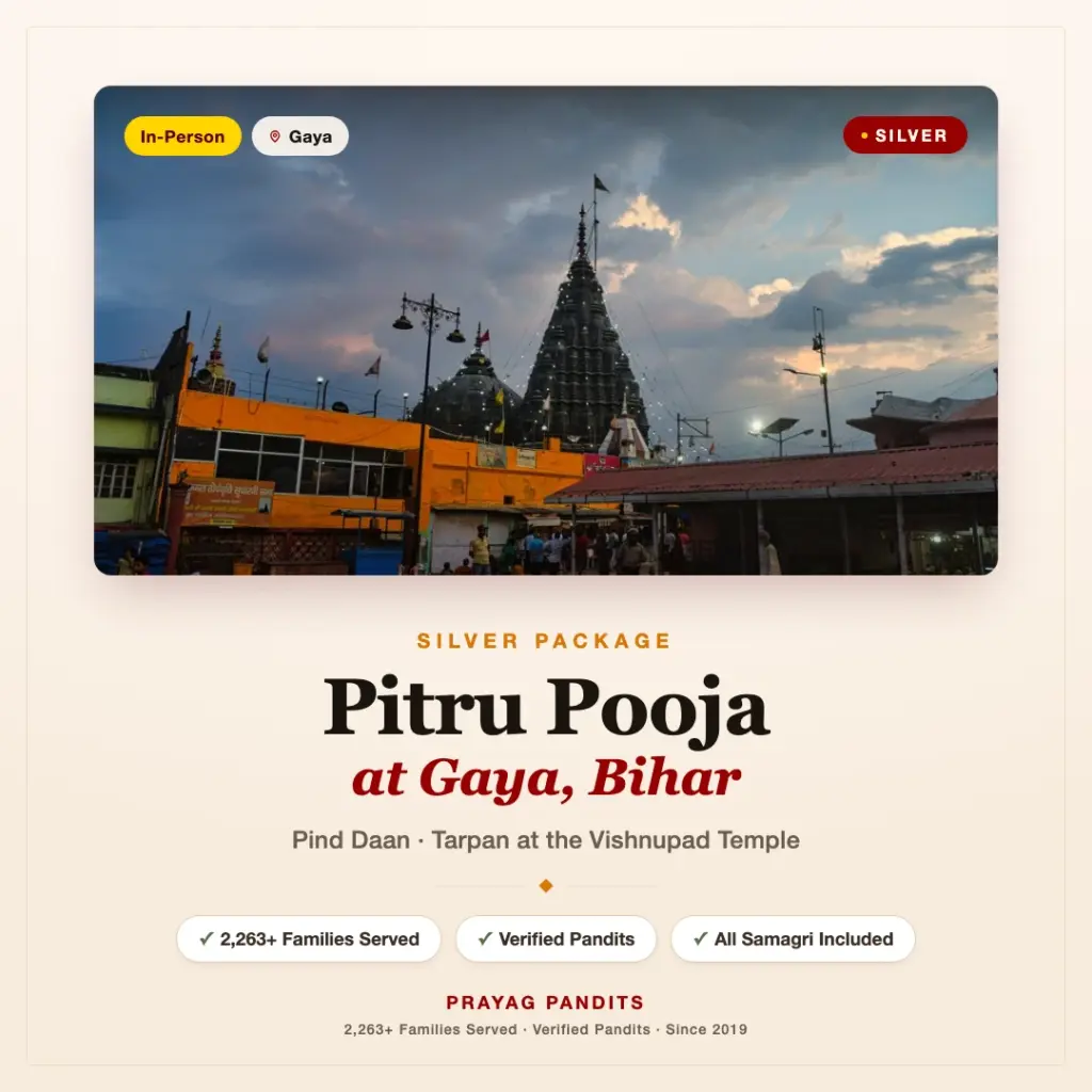 Silver Pitru Pooja Package - Gaya